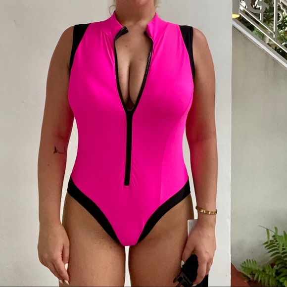 Lake Swim Swim Lake Swim Zip Belted One Piece Swim Poshmark